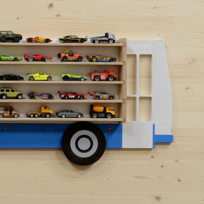 Polička pre autíčka - AUTOBUS